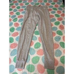 Boody Gray Heathered Drawstring Joggers Tapered Sweatpants with Pockets Small